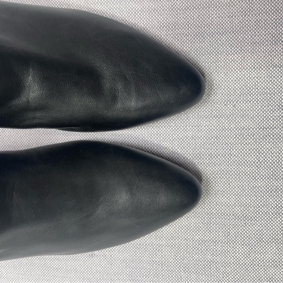 Joie Barleena Black Cone Heel Ankle Slip On Booties - Picture 9 of 11